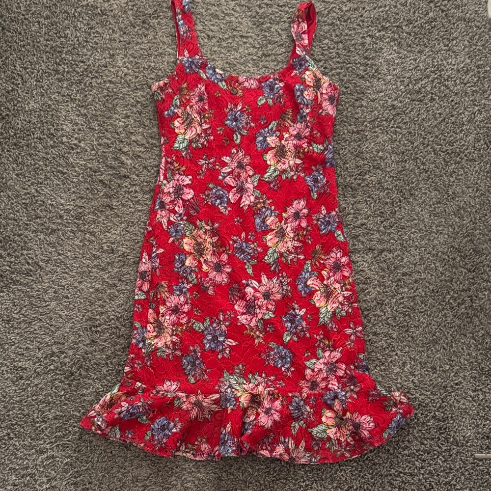 Kensie Bold Red Dress